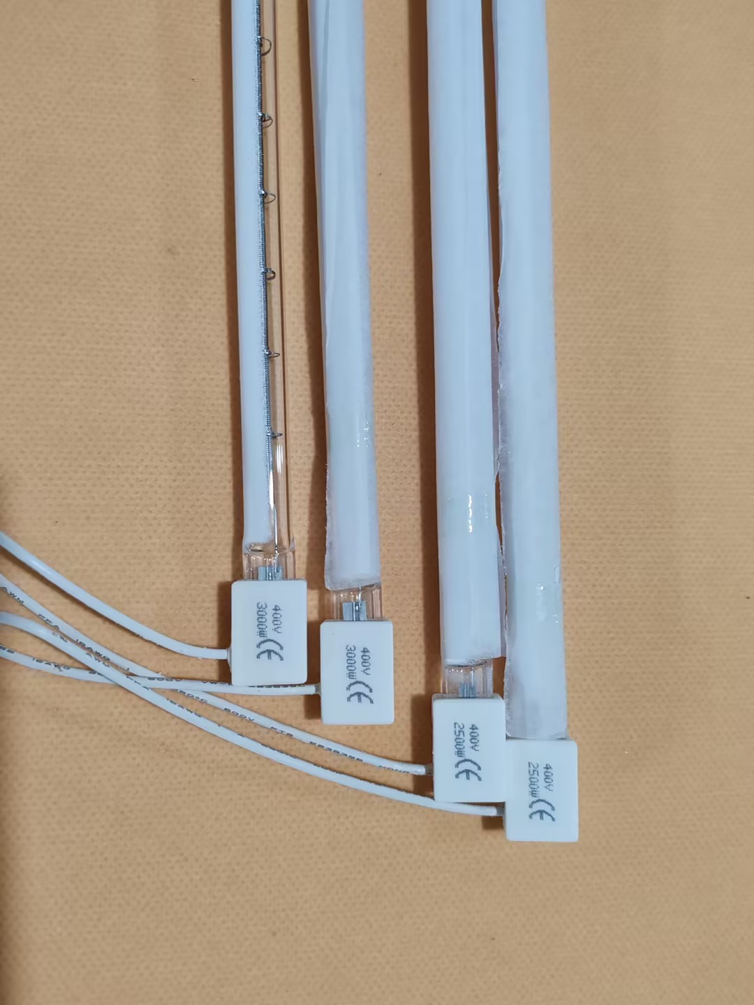 Fast medium wave infrared heating halogen lamp 1000w 1500w 550mm halogen heating bulb