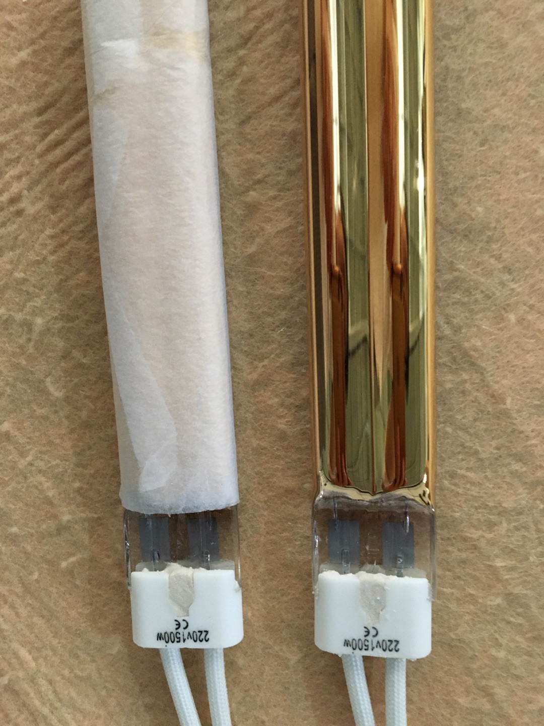 Quartz Halogen Heat Lamp IR Lamp for Blowing Machines
