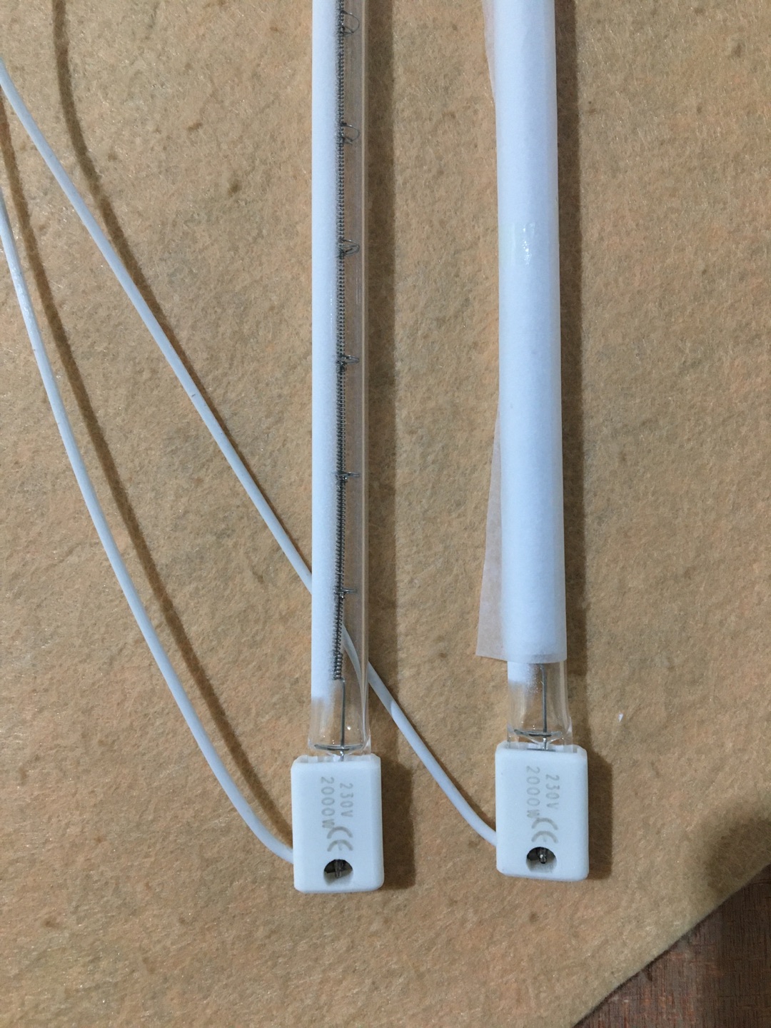 ring designs ir heating emitter heating elment infrared heating lamp shortwave quartz halogen for curting drying