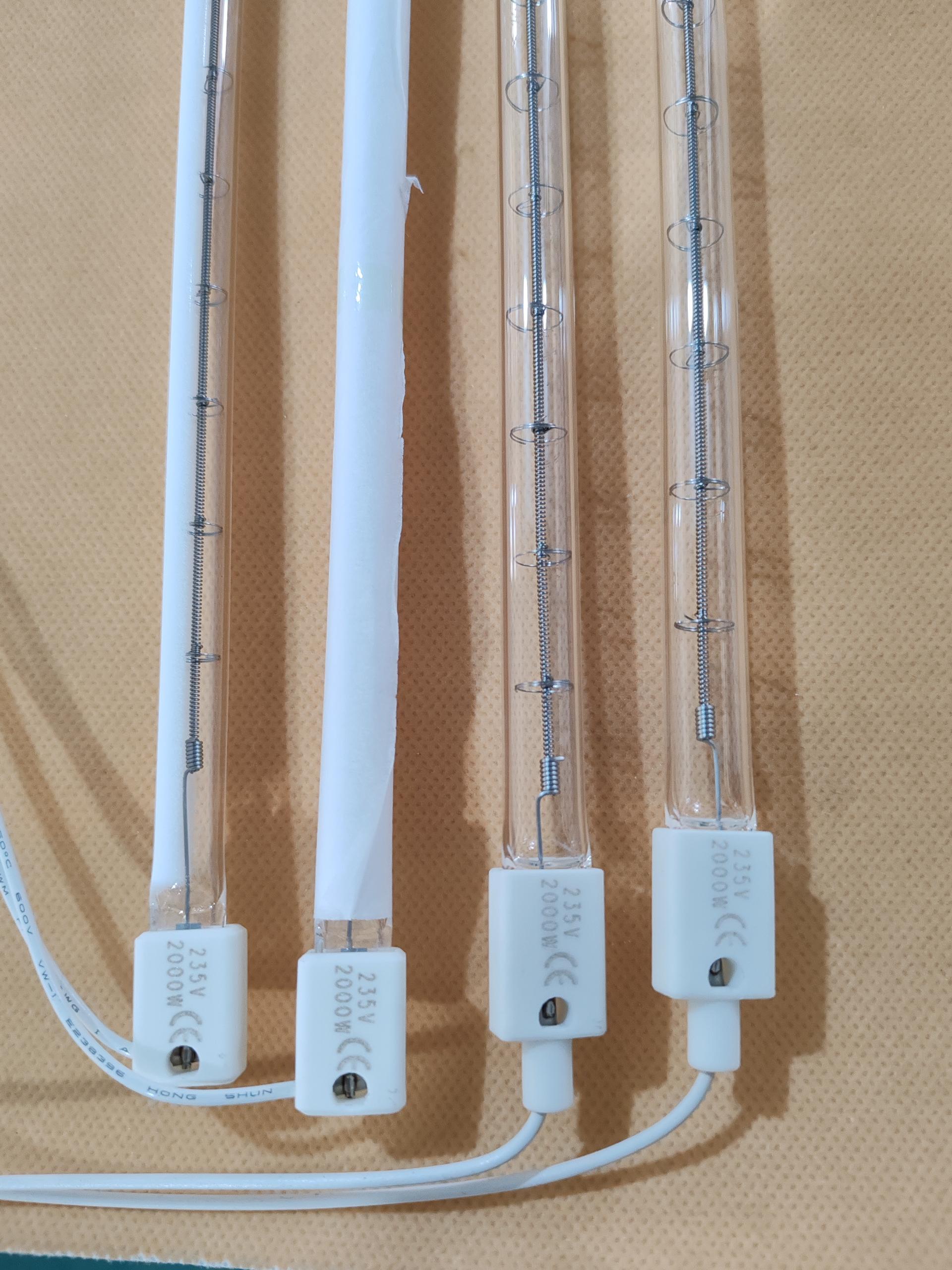 470mm 600w halogen bulbs for laboratory dyeing machine