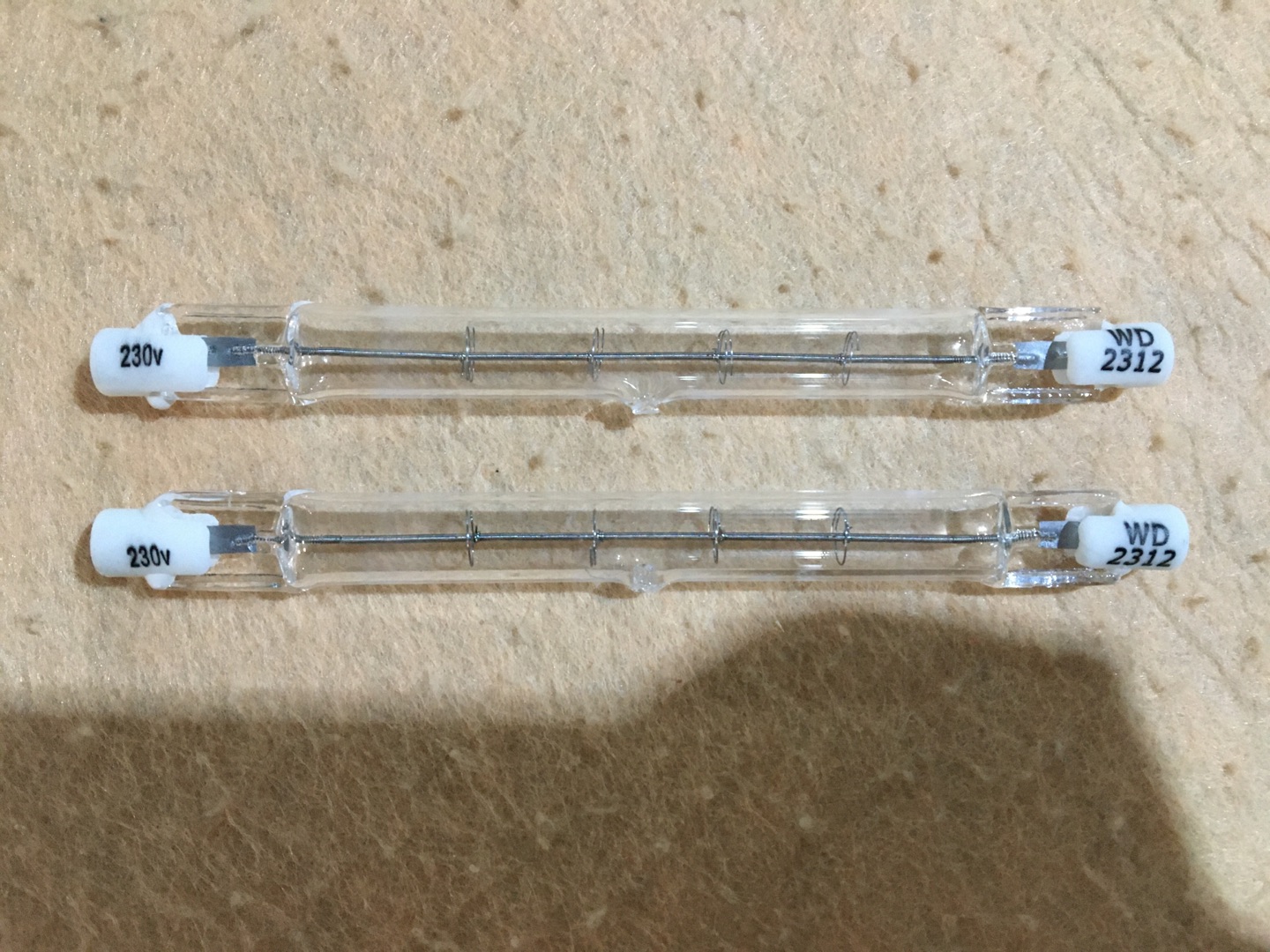 380V halogen infrared quartz heat lamp