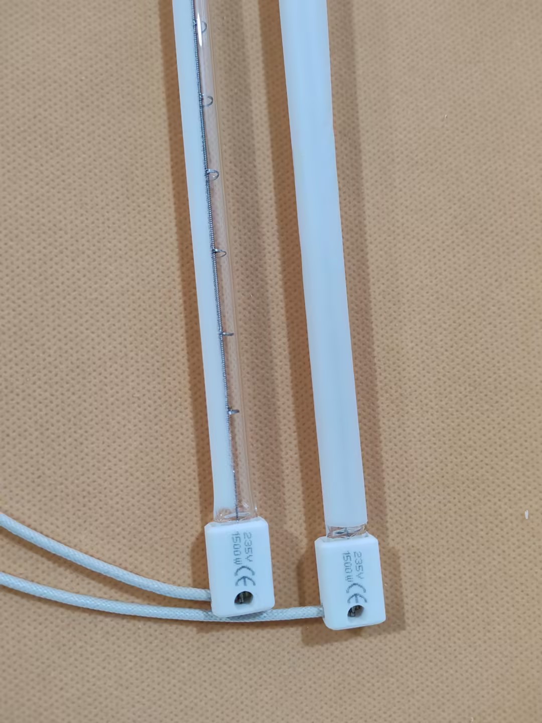 High Quality 150mm 220v 500w SK15 Ruby Halogen Heat Lamps