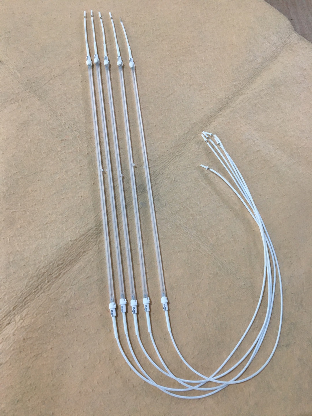 quartz infrared halogen heating element